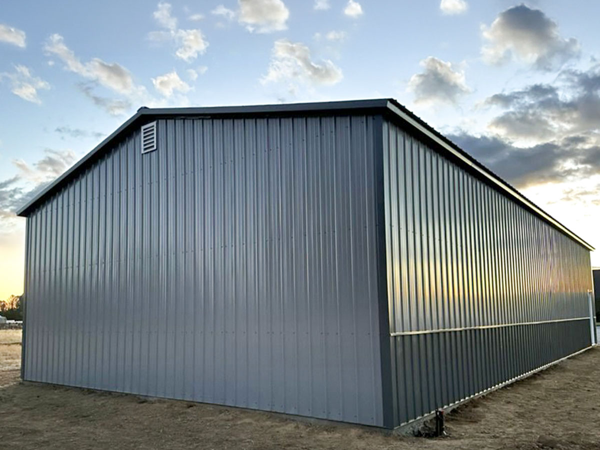 Gray garage with wainscot gallery view one